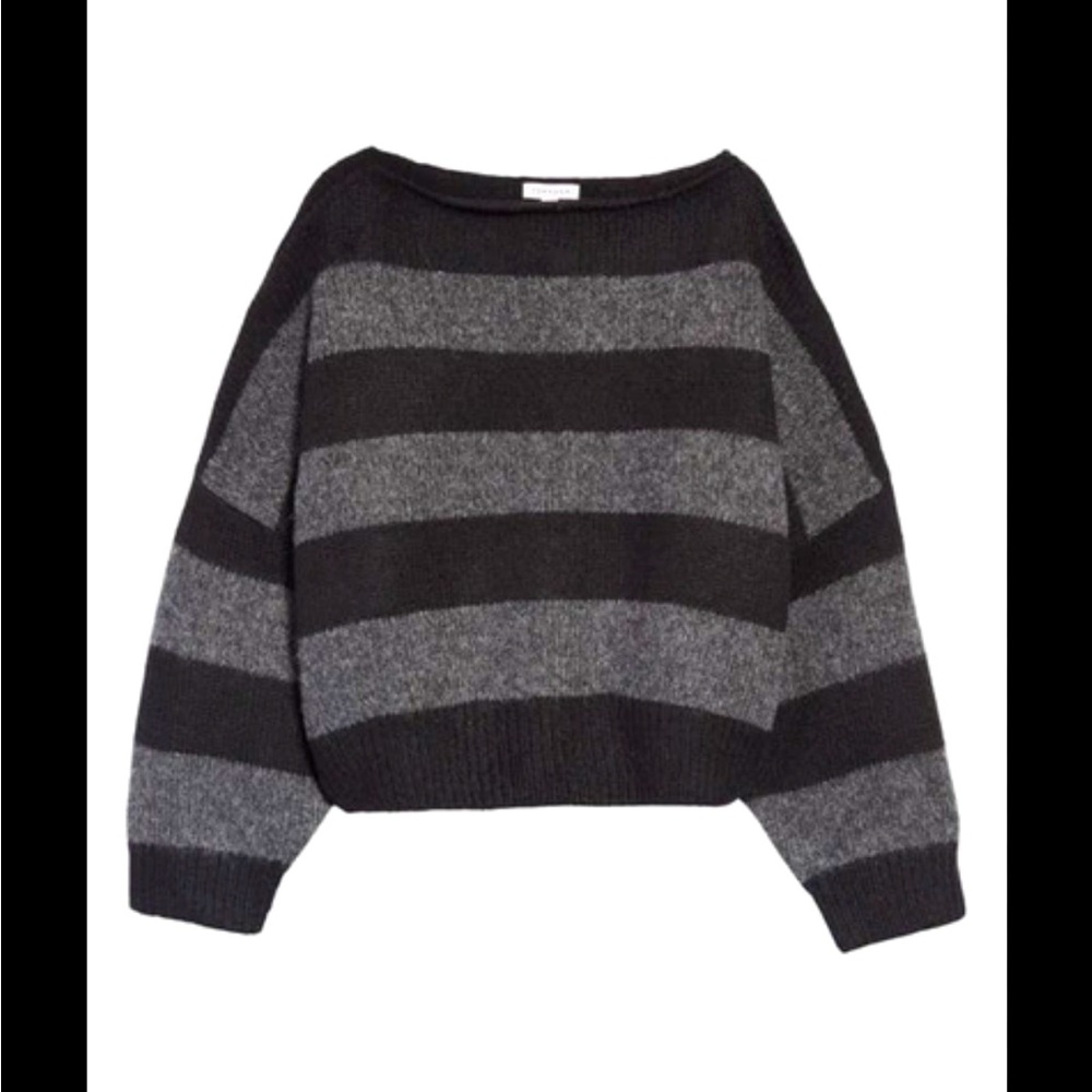 Topshop Cast Off the Shoulder Sweater